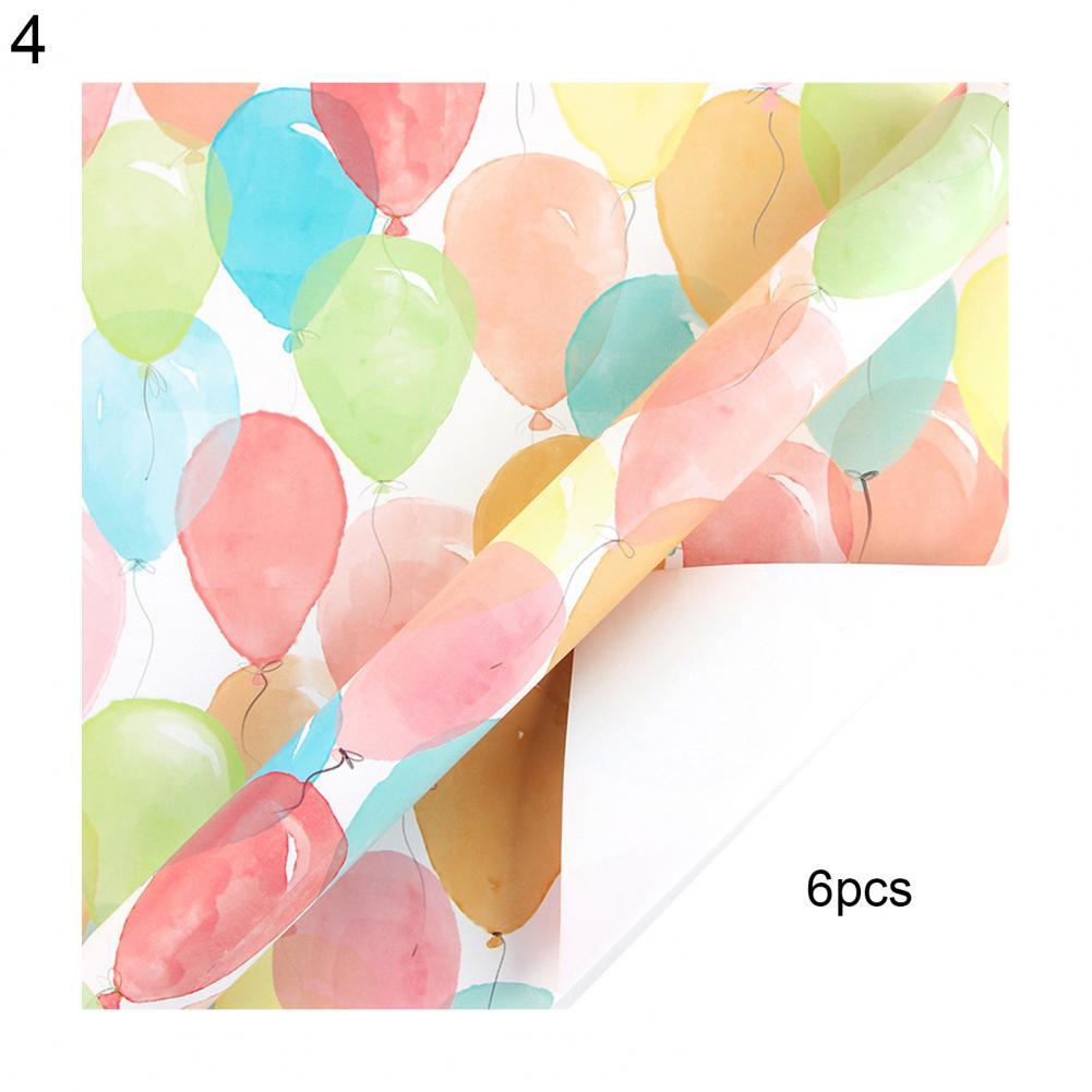 6 Sheet Packaging Paper Beautiful Stars Packaging Paper Eco-Friendly Cut Paper: 4