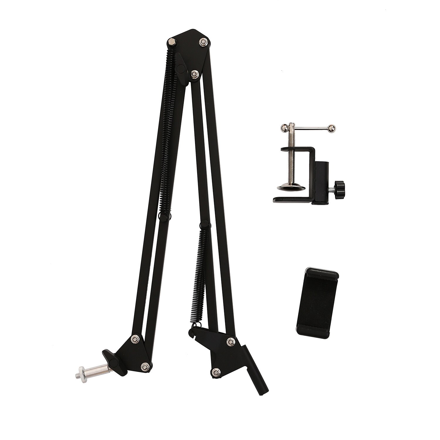 Camera tripod Table Stand Set Photography Adjustable With Phone Holder For Mobail Phone LED Ring Light Lamp: Arm stand