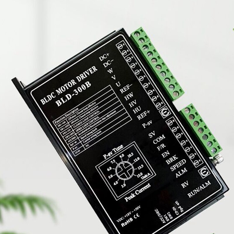24V 36V48V BLDC Motor Driver 300W 18V-50V DC Brushless DC Motor Driver Controller BLD-300B