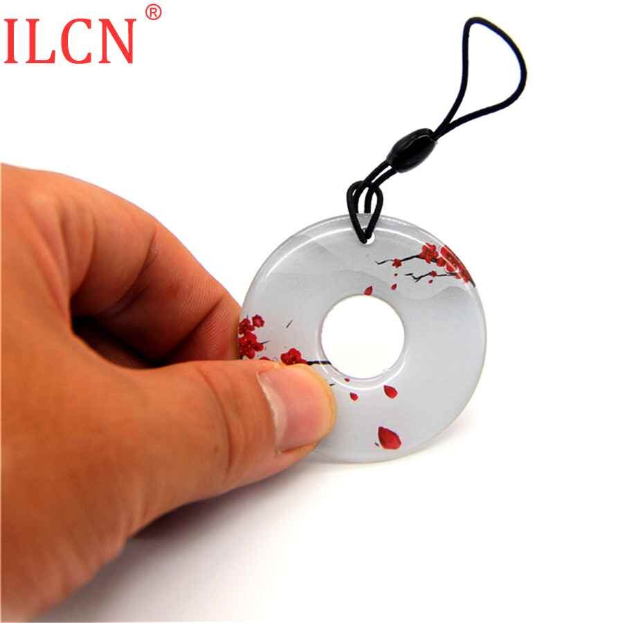 125khz ID Readable Circular Waterproof Keyfob Key Ring RFID Token Tag EM4100 TK4100 Keychain Access Control Tag Fast 1