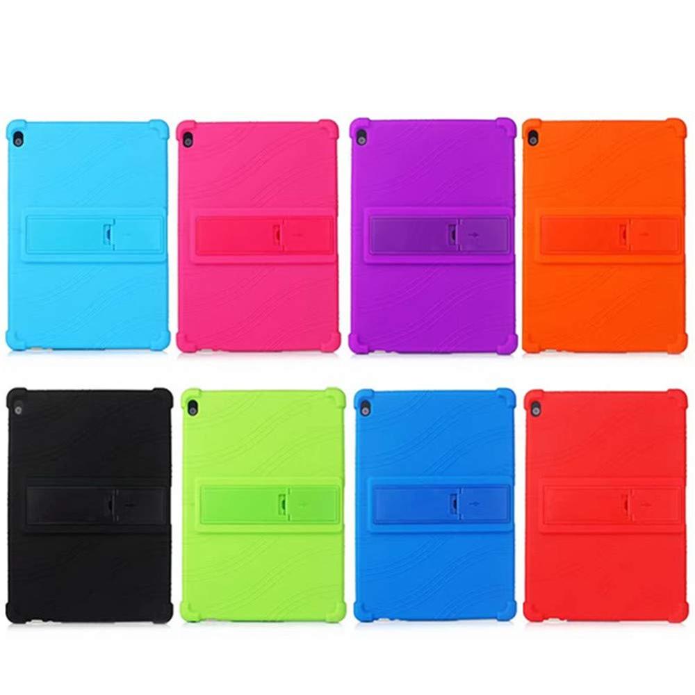 Funda de silicona para Lenovo Tab 4 10 plus Tablet cubierta Funda TB-X704N TB-X704F TB-X704L plegable suave de cuerpo completo proteger soporte Shell