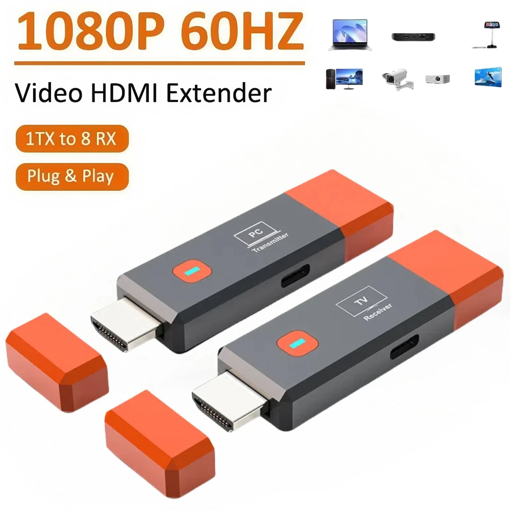 5G Draadloze HDMI Video Zender Ontvanger Extender kit TV Stick Dongle Adapter Voor PC Camera Laptop Naar Projector Monitor TV