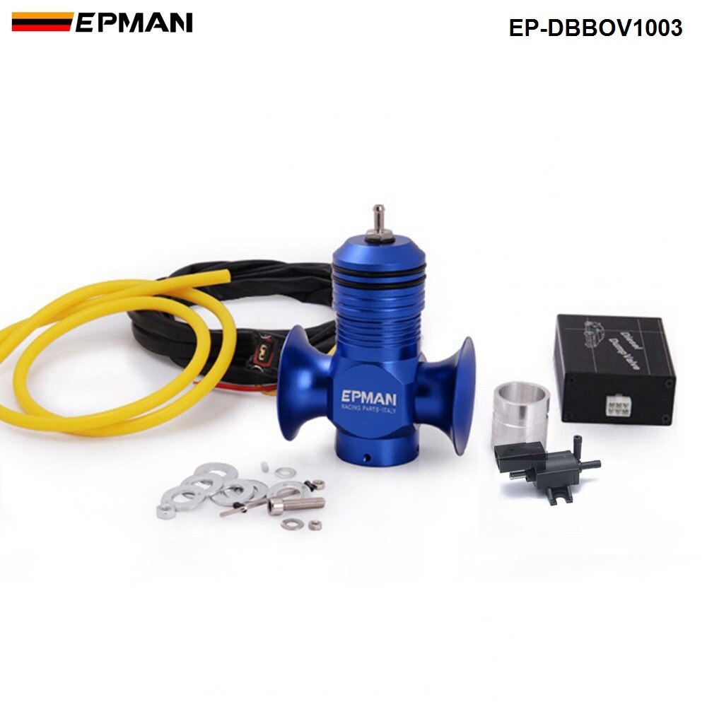EPMAN-Kit de válvula de descarga eléctrica Turbo diésel, para FORD , FOCUS, TDCI, TDI, ECT, todo Turbo diésel, DBBOV1003/DBBOV1002: DBBOV1003 Blue