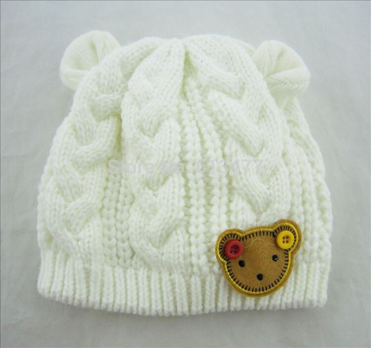 Chapéus de malha para meninos e meninas, conjunto de chapéus quentes para o inverno, cachecóis, mosquito, abelha, infantil, bonés para crianças