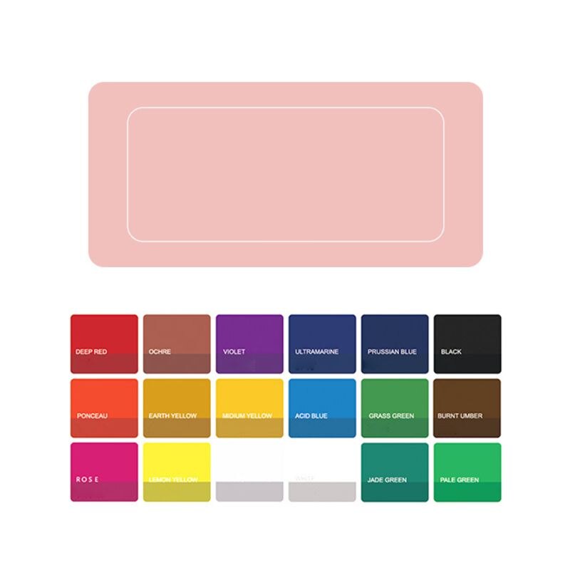 18/24 farver gouache maling sæt med palet 30ml akvarel til kunstnerstuderende giftfri: D