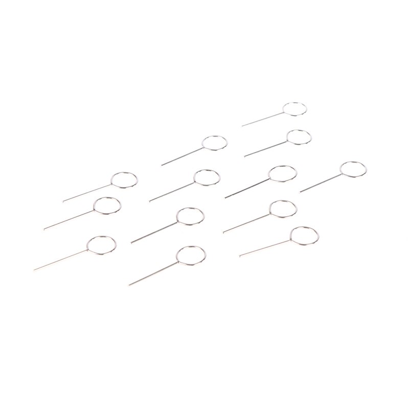 20Pcs Sim Kaart Lade Ejector Duurzame Metalen Eject Pinnen Sleutel Removal Tool Voor Telefoon Laptop Reparatie Handgereedschap