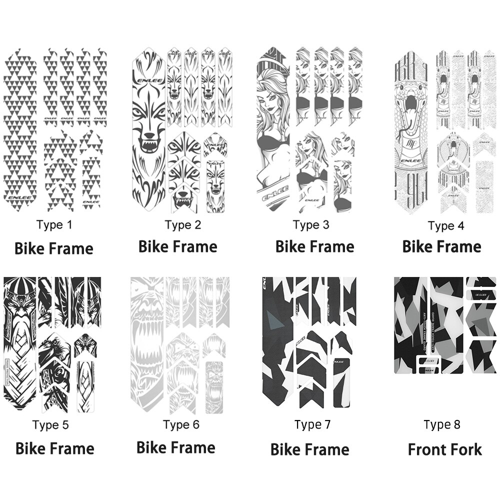 Bike Front Fork Sticker Removable Sticker Front Fork Adhesive Guard Cover Mountain Bike Scratch Resistant Front Fork Protector