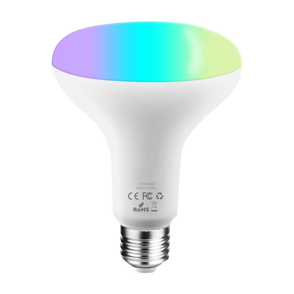 Dimmable Wifi Intelligent RBG Wireless Smart Bulb Music Lamp Light Voice APP Remote Control E27/E26/B22 For Alexa Google Home: E27