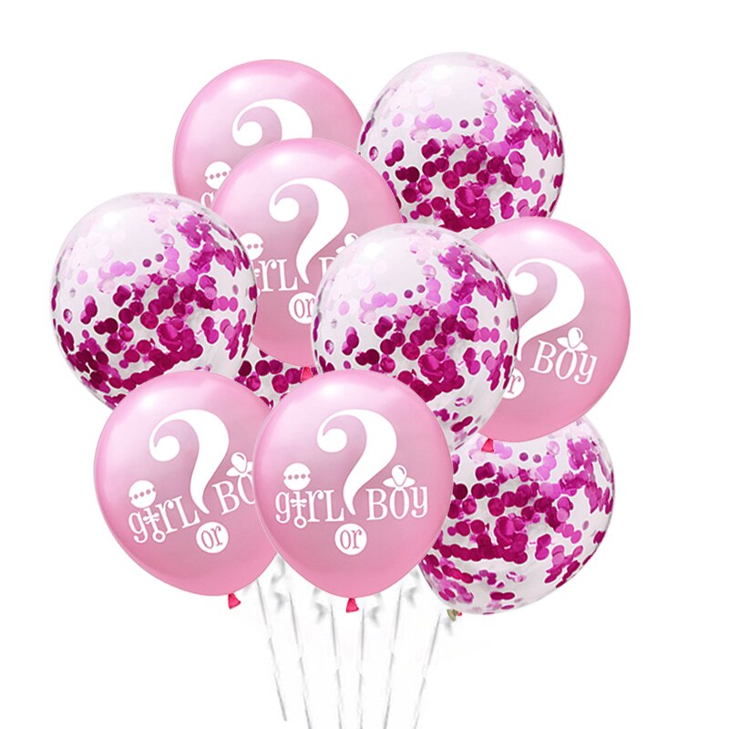 10 stk han eller hun baby ballon køn afslører fest drenge eller pige ballon baby shower indretning det er en pige dreng fødselsdagsfest forsyninger: Indstil e