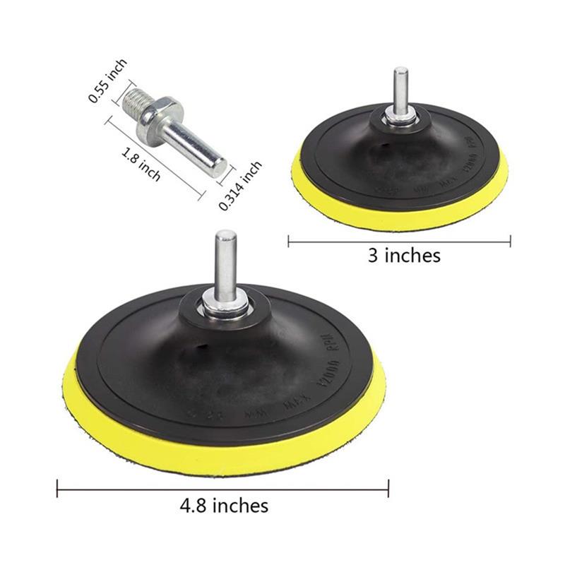 39Pcs Auto Polishing Pads Kit Buffing Pads Car Care Polisher Tool Waxing Polishing 2 in 1 Set