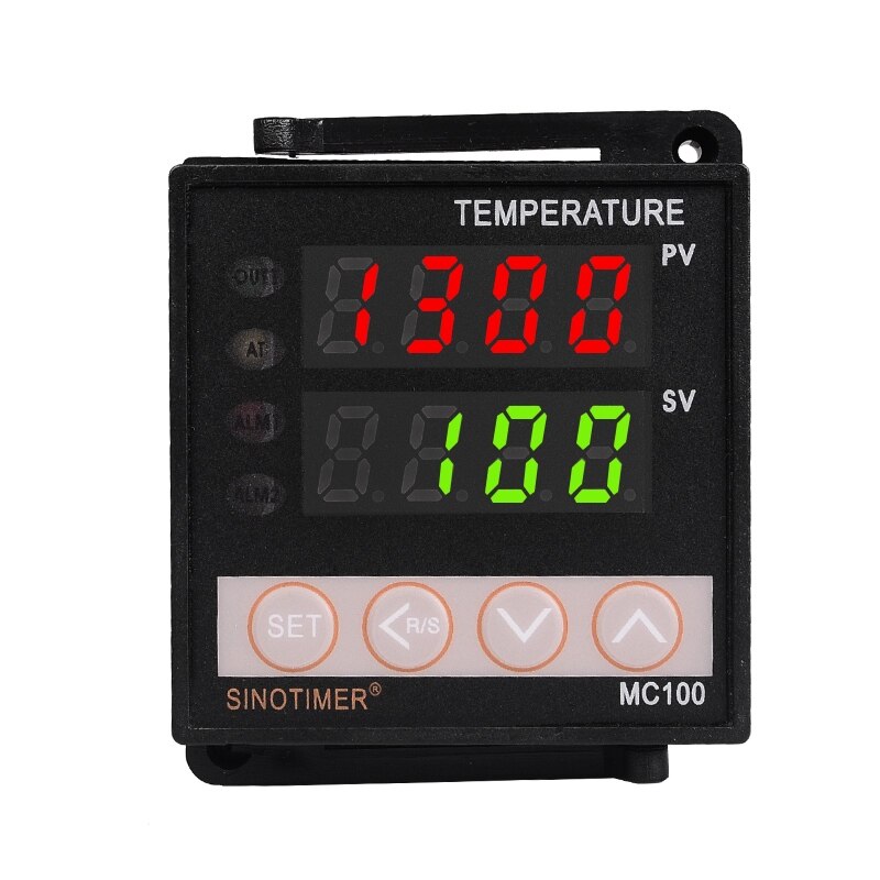 K Thermocouple PT100 Universal Input Digital PID Temperature Controller Regulator Relay Output for Heating or Cooling with Alarm