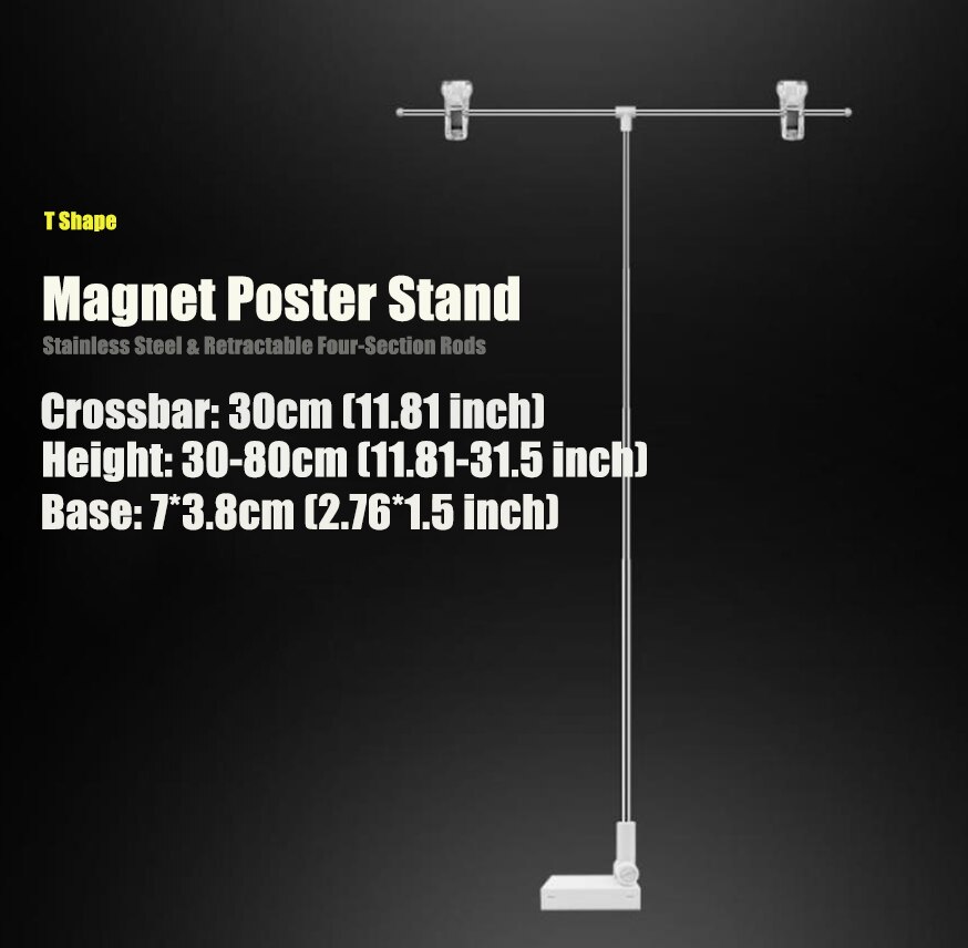 Photography Photo Backdrop Stands Adjustable T-Shape Background Frame Support System Stands With Clamps for Video Studio: 03