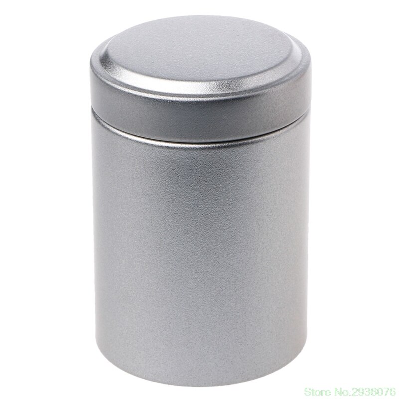 Mini Porable Thee Box Blik Reizen Outdoor Vaas Verzegelde Blikken 4.5x6.5 cm Ondersteuning: S