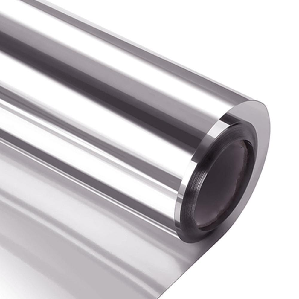 One Way Mirror Film Privacy Self Adhesive Residential DIY Heat Control Glare Control Anti UV Ultimate Windows Reflection Cover