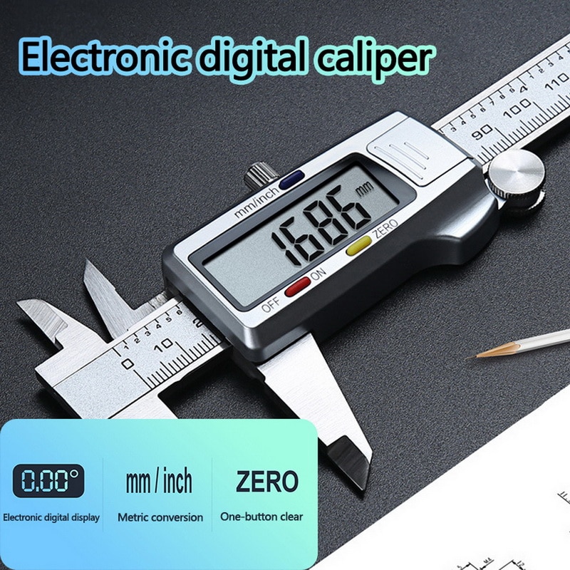 Electronic digital caliper 150mm waterproof IP54 Digital Caliper micrometer guage Stainless Steel vernier caliper Measuring tool