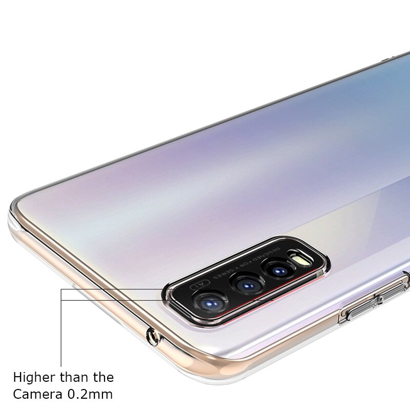 Coque de protection complète en Silicone pour VIVO, S7, S7E, V20 Pro, SE, souple, transparente, étui arrière pour téléphone