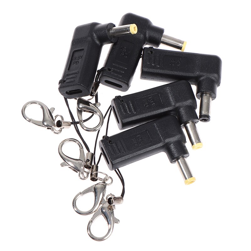 1pc USB 3.1 USB-C Type-C bus to 5.5*2.5/5.5*2.1mm DC power supply plug converter bus with PD simulation trigger