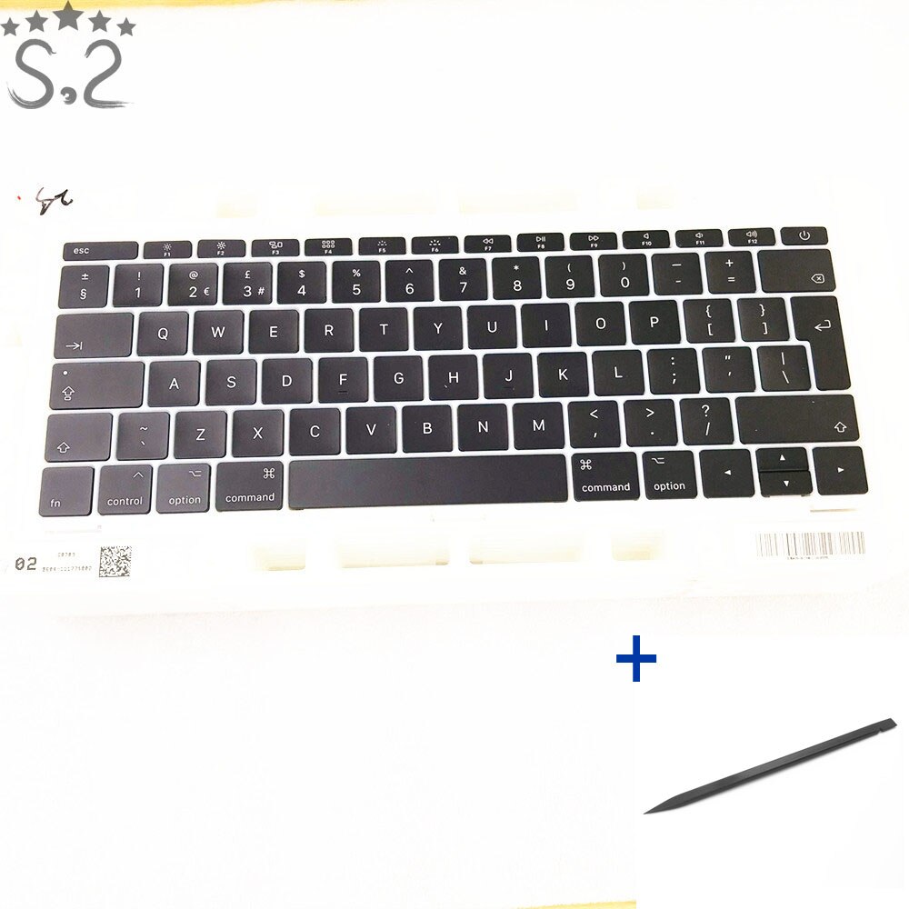 thumbnail image 2 of US English Keyboard Key Cap Set For MacBook Pro Retina 13 Inch A1708 (2016-2017) 2 of 5