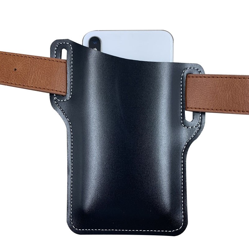 Leather Waist Belt Packs Loop Cellphone Phone Protection Case Bag Holster Small and Exquisite Beautiful: 04