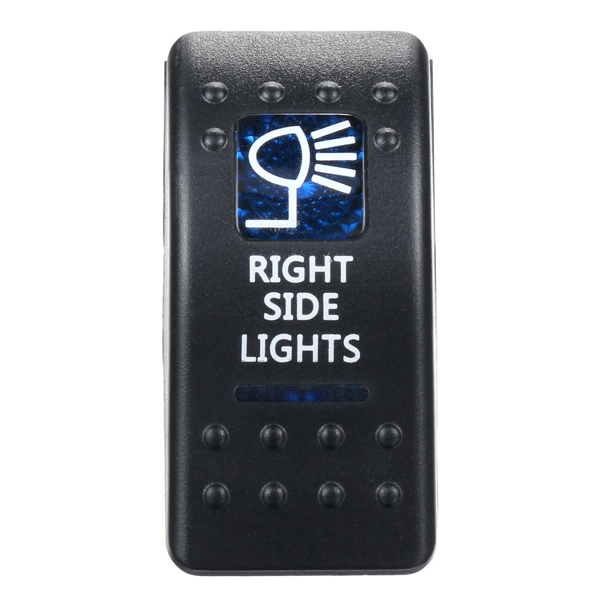 1Pcs 12V 24V Auto Boot Caravan Rocker Schakelaars Waterdichte Tuimelschakelaar Dual Blauwe Led Lichtbalk 4x4