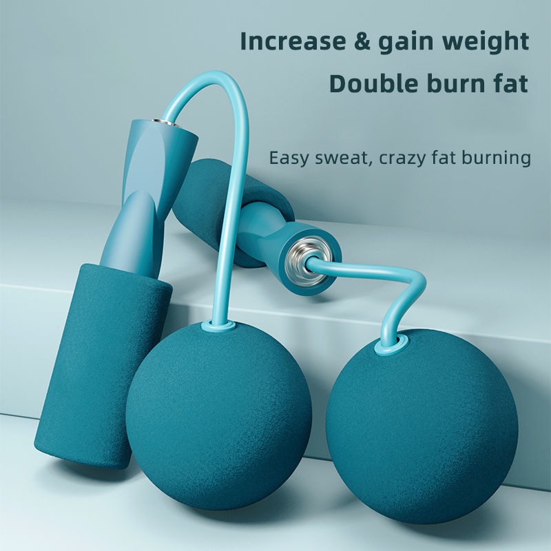 Köysi hyppynaru ropeless pvc hyppynaru johdoton hyppyköysi lapsille aikuisille kannettavat kuntolaitteet kuntosali fitness 270g 390g
