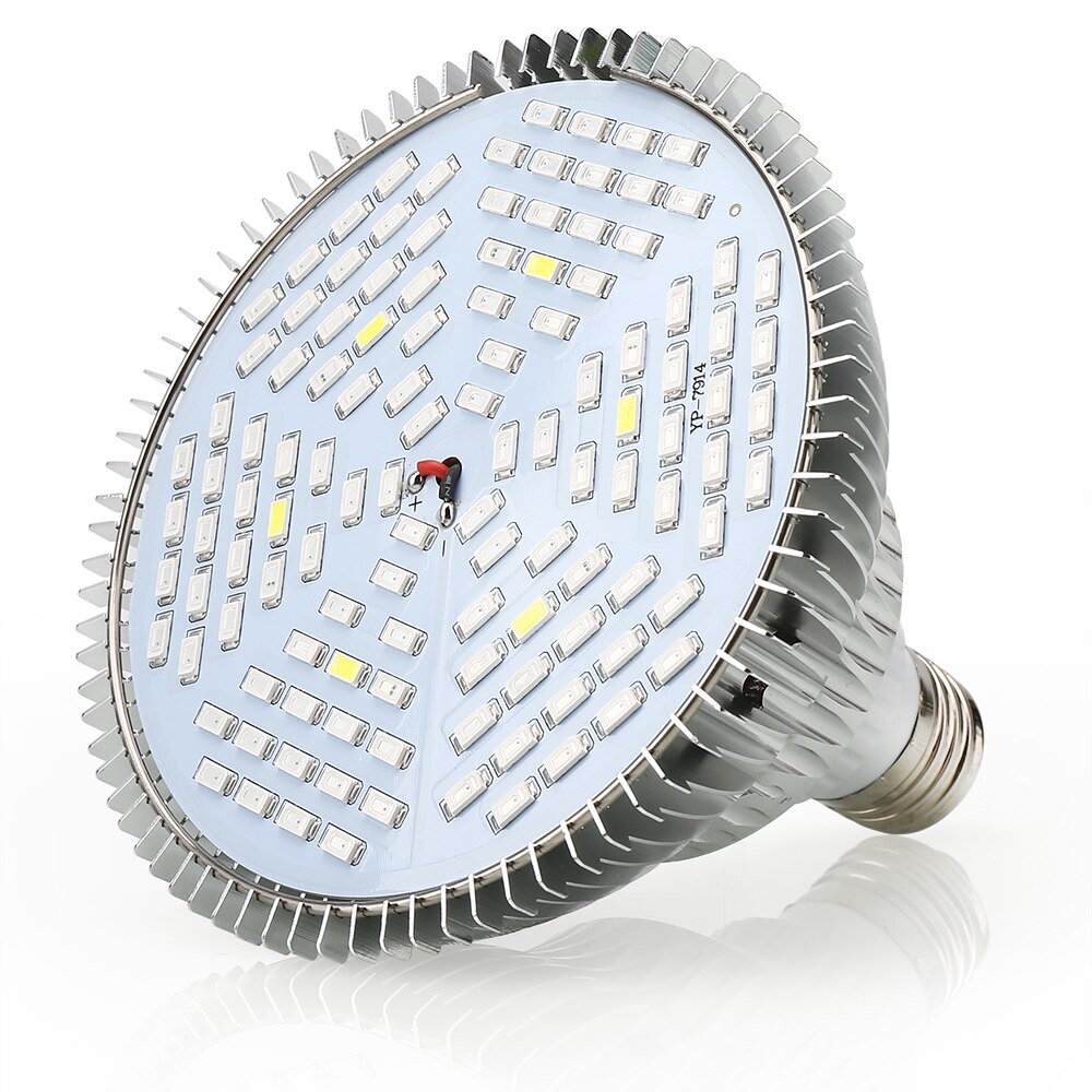 30W 50W 80W 100W Full Spectrum LED Grow Light Indoor Plant Growing Lamp For Flowers Seeds Aquarium Grow Box Red+Blue+UV+IR E27