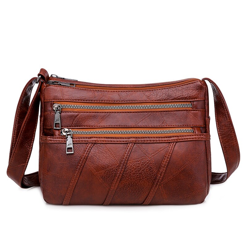 Annmouler Mode Schoudertas Voor Vrouwen Pu Lederen Crossbody Tas Zachte Tas Voor Meisjes Vrouwelijke Purse Bag Purse Sac een Mai: shoulder bag 4