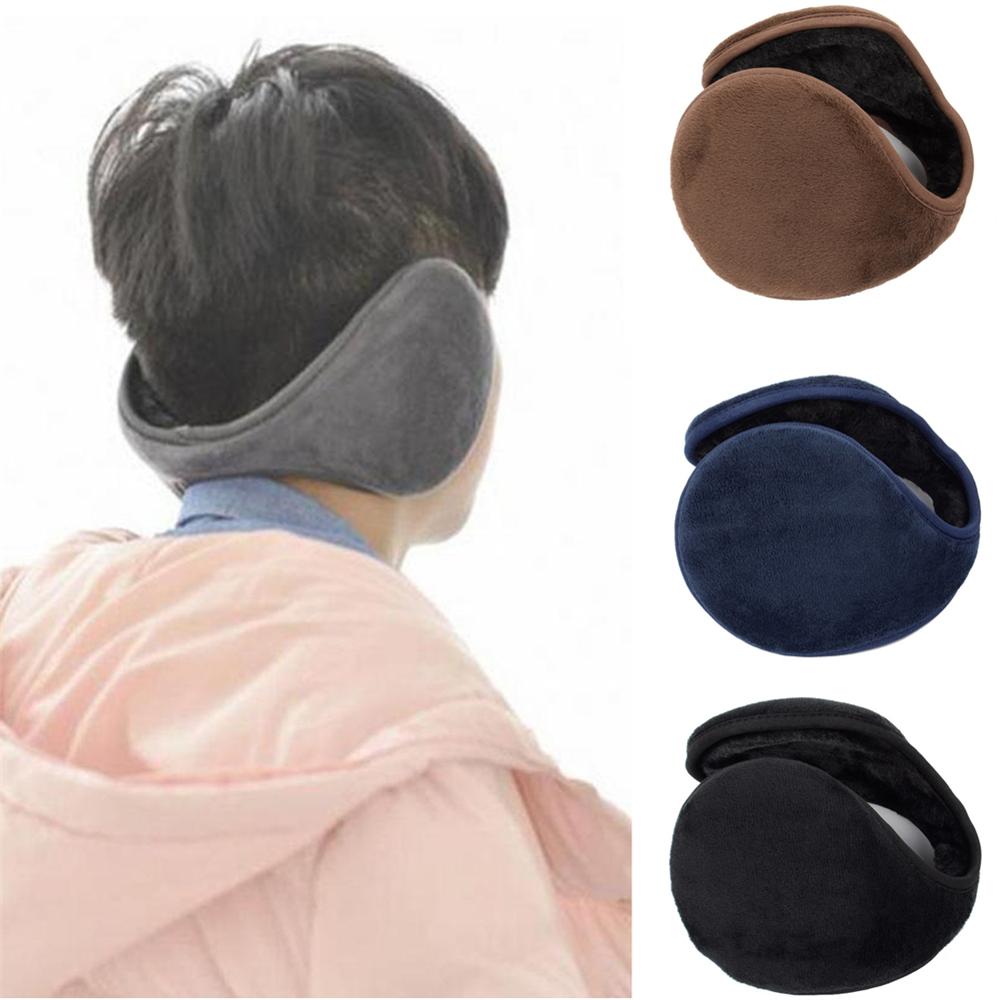 Unisex ørebeskyttere blødt tyk plys varmt ørebetræk pels hovedtelefoner ørepap til mænd ørevarmer vinter tilbehør