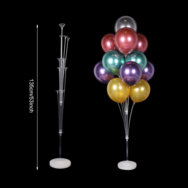 Palloncini In piedi palloncino supporto colonna coriandoli porta palloncini matrimonio compleanno decorazione per feste bambini bambino doccia Balons: 3
