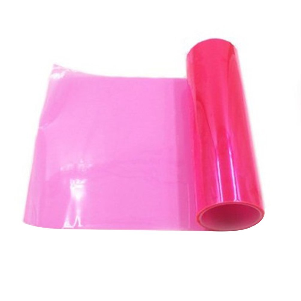 30 x100cm auton ajovalojen väriä vaihtava kalvo jarruvalo tarra takavalon värikalvo auton valokalvo auton kalvo: Vaaleanpunainen