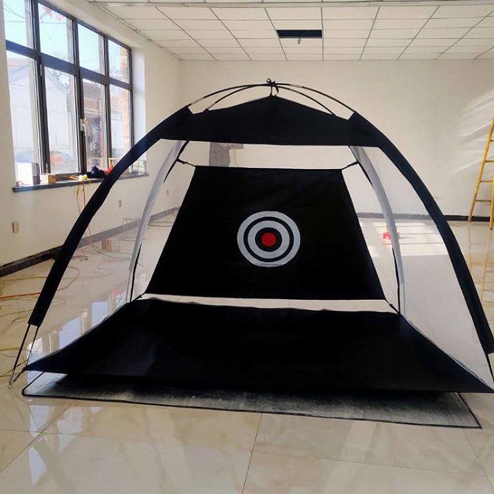 Indoor Outdoor Golf Training Aids Portable Foldable Golf Hitting Cage Garden Grassland Golf Practice Net