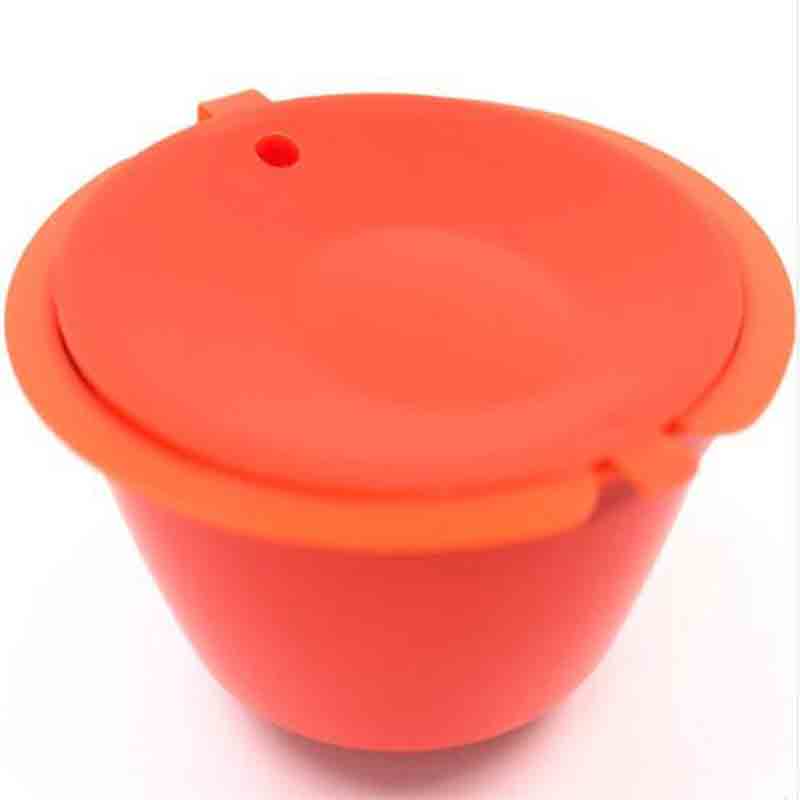 1 kpl 13 väriä reutilizunidsables kapseli kahvi dolce gusto, ladattavat muovikapselit: Naranja