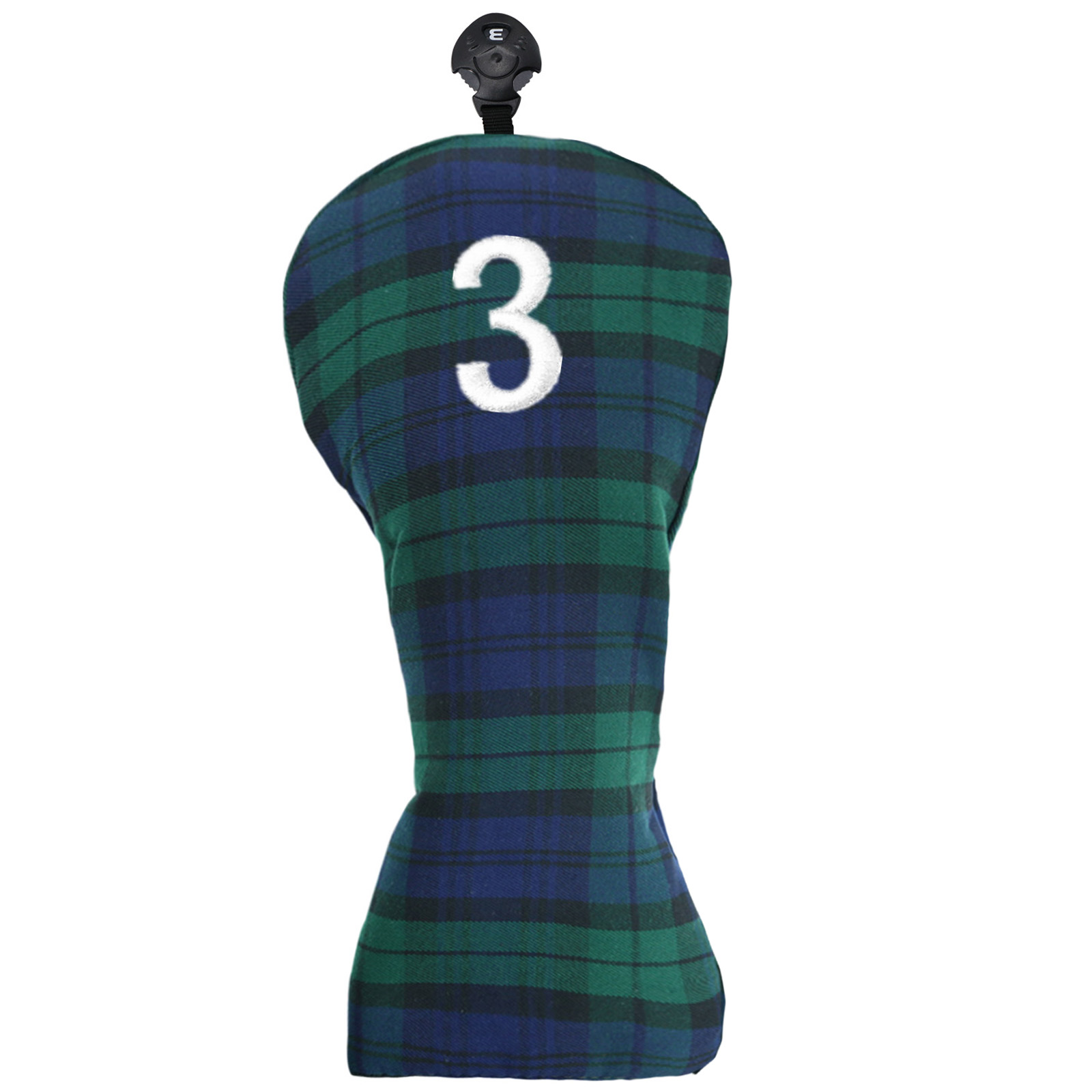 #1 #3 #5 Golf Head Cover Driver Fairway Hybrid Mixed Wood Putter HeadCover Woods Clubs Protector Blue Green: Green Fairway 1Pcs