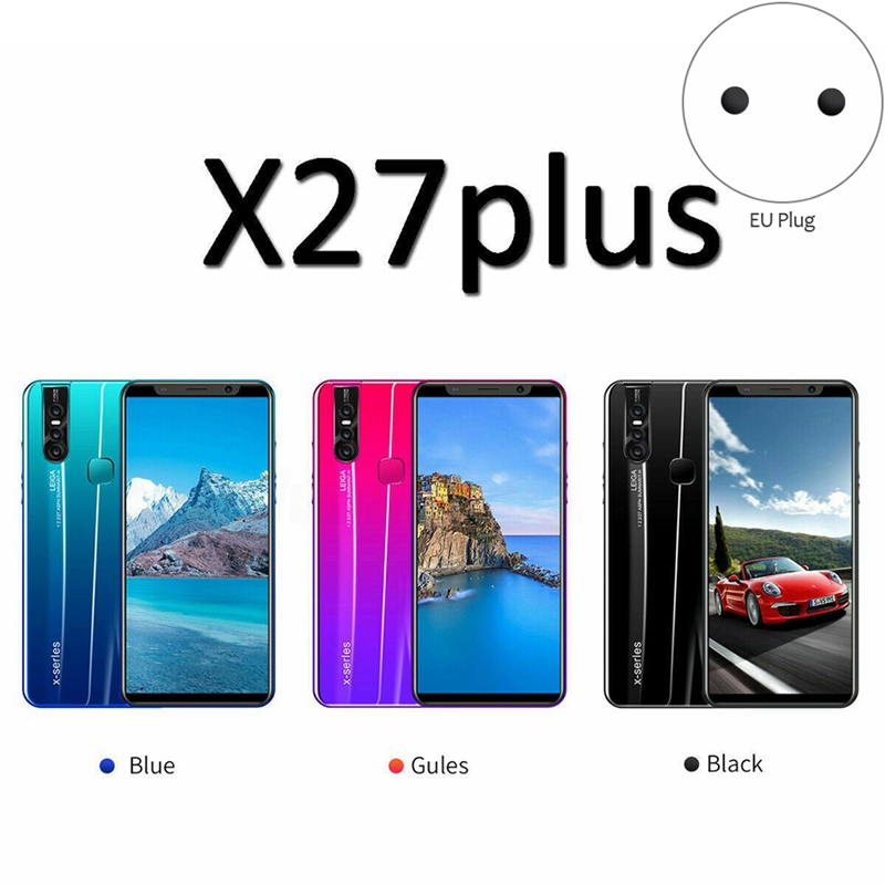 X27 Plus Smartphone 5.8 Inch MTK6572 Dual Core 512MB+4G RAM Dual Card Dual Standby Android 4.4 Smartphone EU Plug