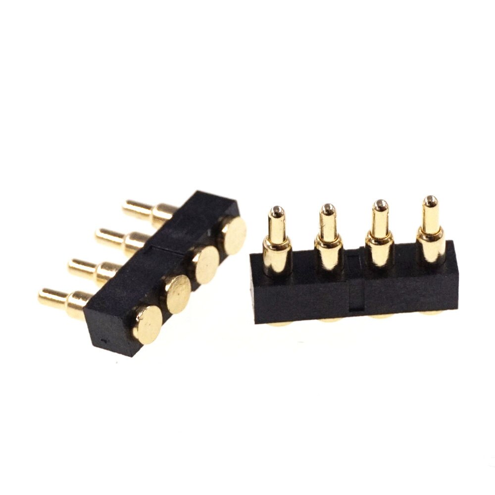 2.54mm Pitch Patch Spring Thimble Pogo Pin 2 3 4 5 6 7 Pin Height 7.0mm