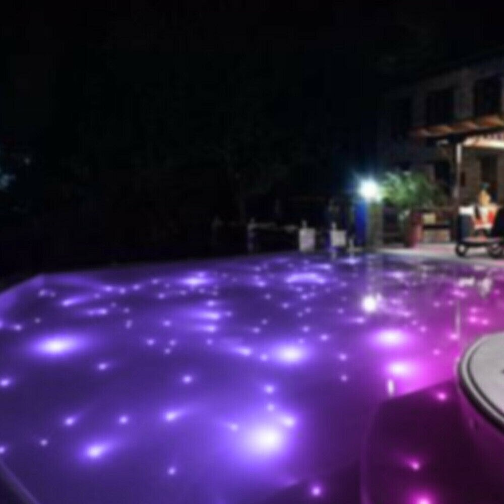 Subacuous-Lámpara de diodo emisor de luz flotante de ahorro de energía, resistente al agua, Multicolor, para piscina
