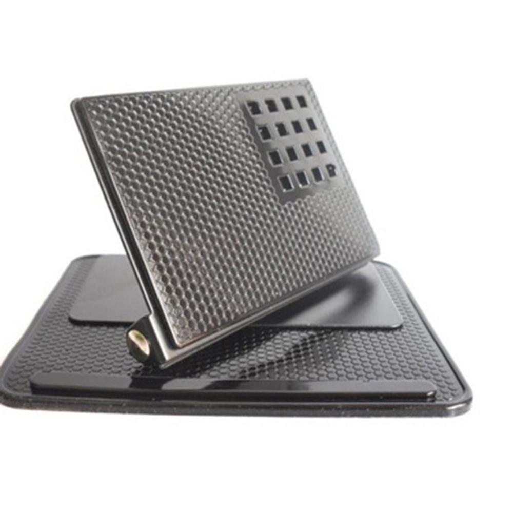 Auto gps siliconen navigatiestandaard auto antislipfolie 90 graden opvouwbare telefoonhouder multifunctionele beugel