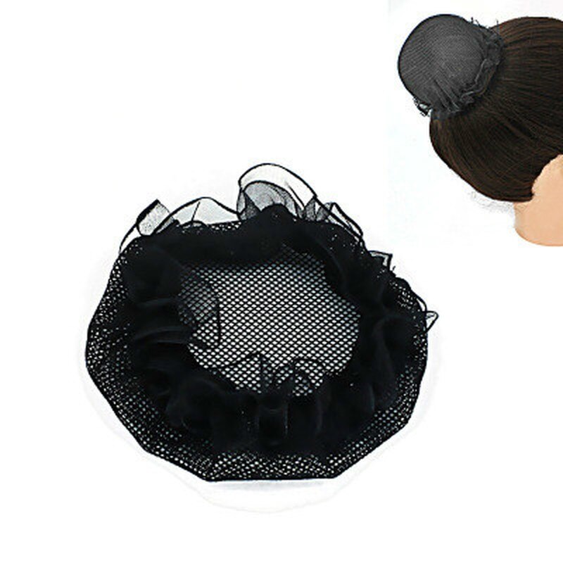 4 Beautiful Hair Covering Women's Hair Net Ballet Dance Skating Styling Accessories
