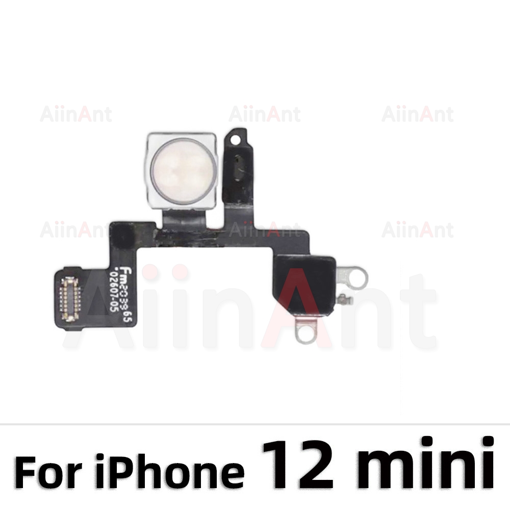 AiinAnt para iPhone 12 Pro Max Mini Plus linterna volumen de energía luz de Flash Cable flexible: Oro
