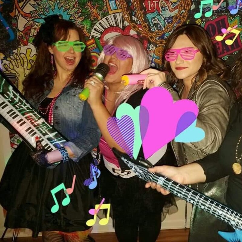 90s Party Decor Inflatable Rock Star ballon set Inflate Rock Musical Instrument Rock Pop Star Disco 80s 90s Retro Party Supplies