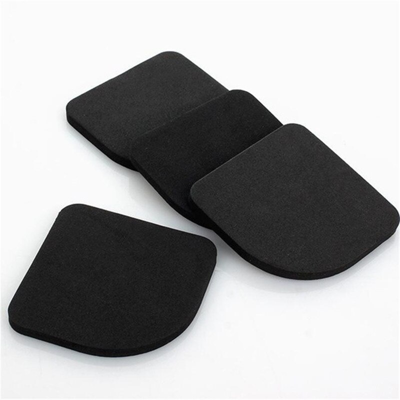 1 Set/partij Zwart Multifunctionele Wasmachine Shock Pads Antislipmatten Koelkast Shock Mute Pad 4 Stuks
