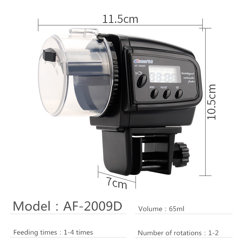Automatic feeder for aquarium tank of ornamental fish. feeder Aquarium Intelligent Feeding Device Digital LCD Electronic Fish: AF-2009D