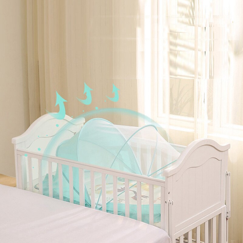 Zomer baby klamboe opvouwbaar babybeddengoed klamboe voor babybedje klamboe veilig gaas voor babymeisjesjongens