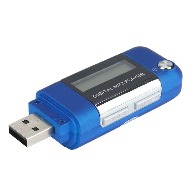 Mp3 Player 4GB U Disk Music Player Supports Replaceable AAA Battery, Recording