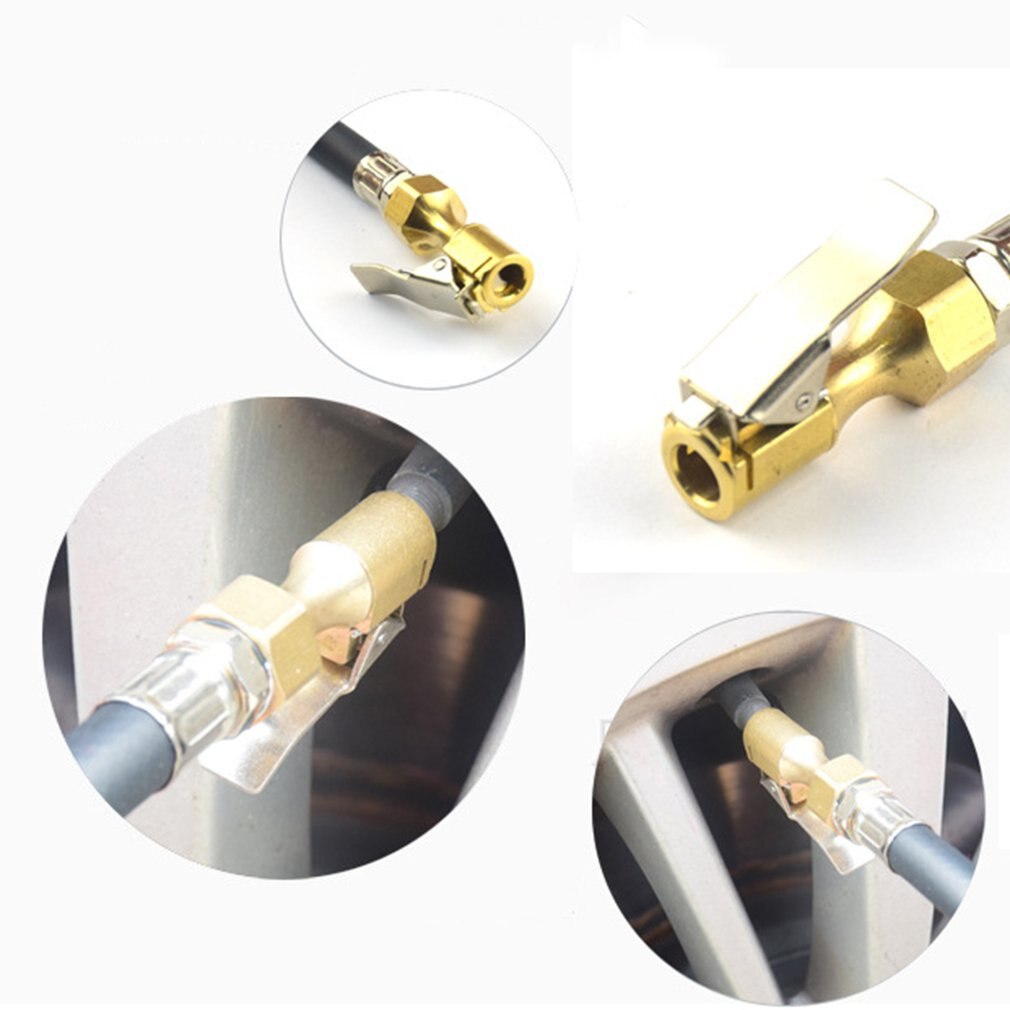 Car Tire Digital Pressure Tool Durable Digital Display Inflatable Tool Aluminum Alloy Pressure Dial Gauge