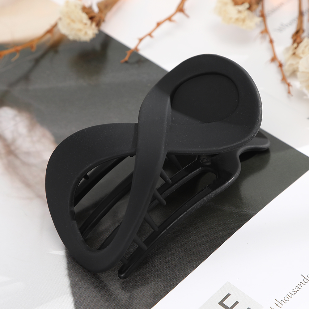 Pince à cheveux en forme de bec de canard pour femmes et filles, pince à cheveux en plastique sans couture, épingles à cheveux simples, outils de coiffure, accessoires: D