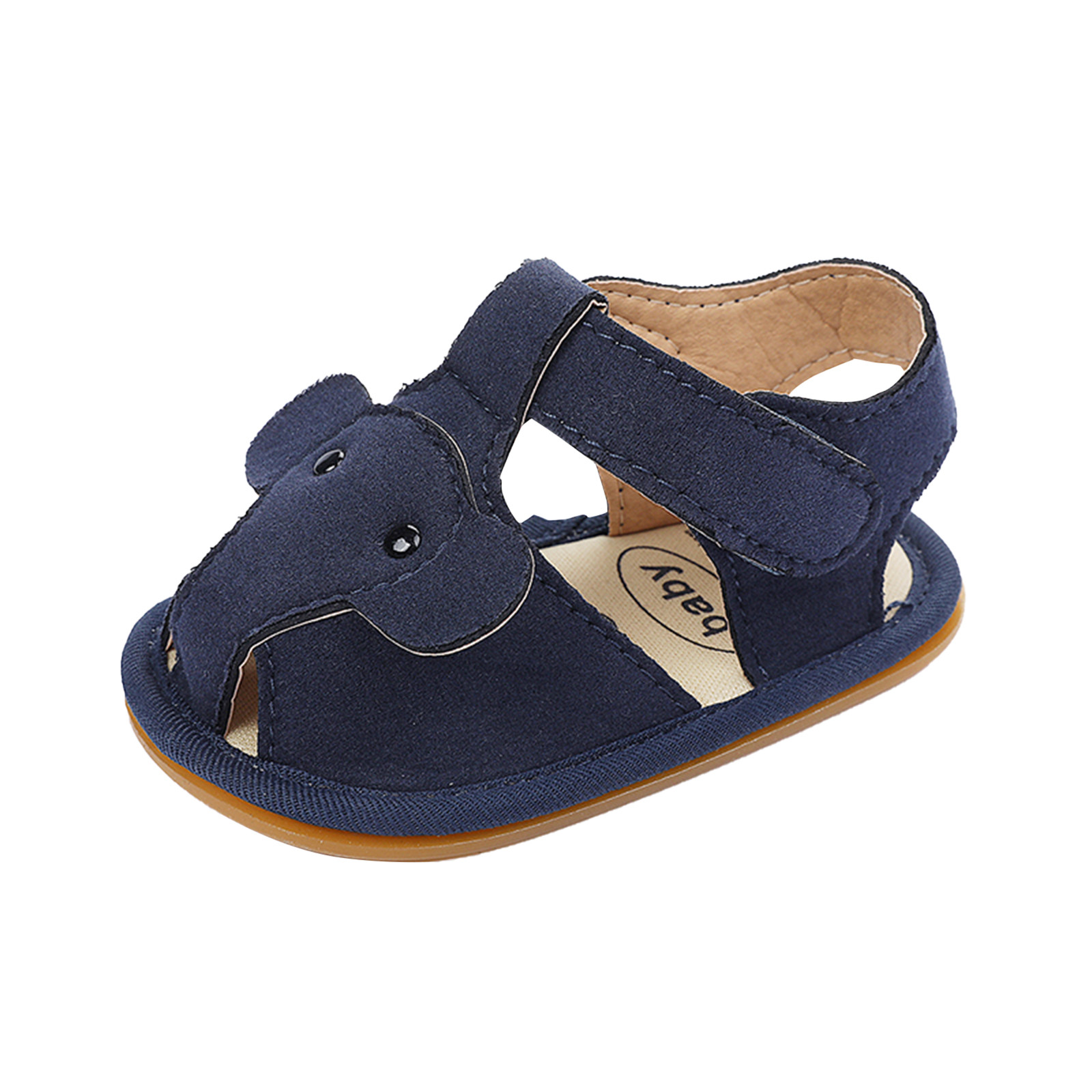 0-18 monate Kleinkind Krippe Schuhe Sommer freundlicher Kleinkind Baby Mädchen Elefant Sandalen Kork Schuhe Strand Schuhe Prewalker Zapatos: Blau / 3
