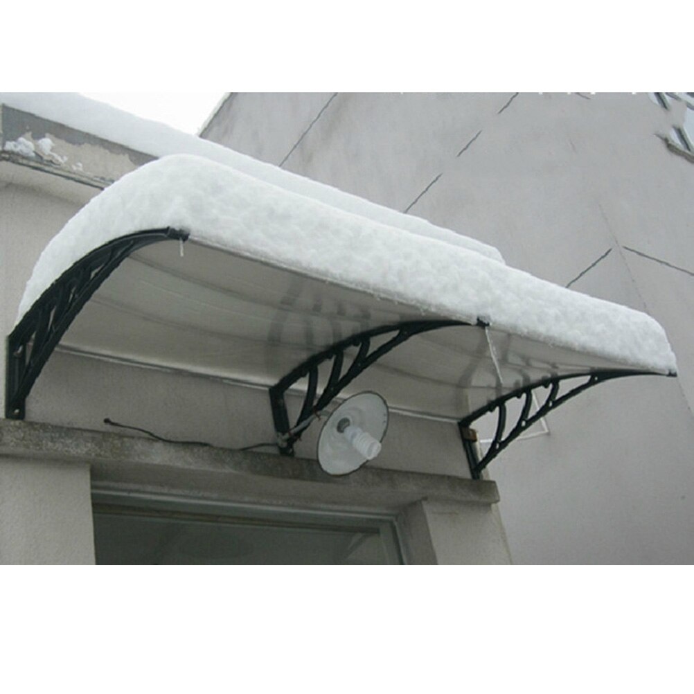 Outdoor Balcony Awning Support Bracket Door Window Eaves Awning Holder - 3mm Bracket Slot Width