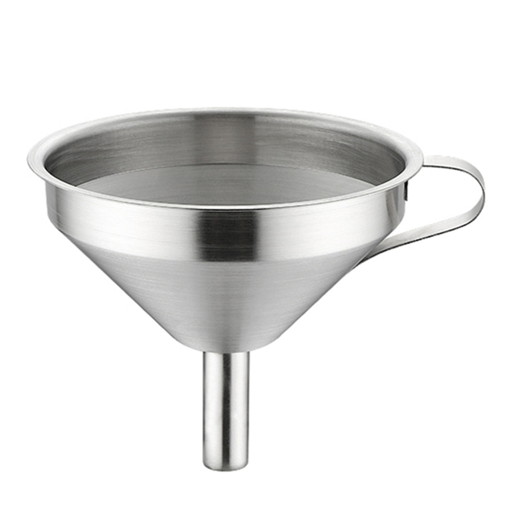 Mini Stainless Steel Bar Wine Flask Funnel Small Mouth Funnels For Filling Hip Flask Beer Liquid Bar Tools Consistent: D