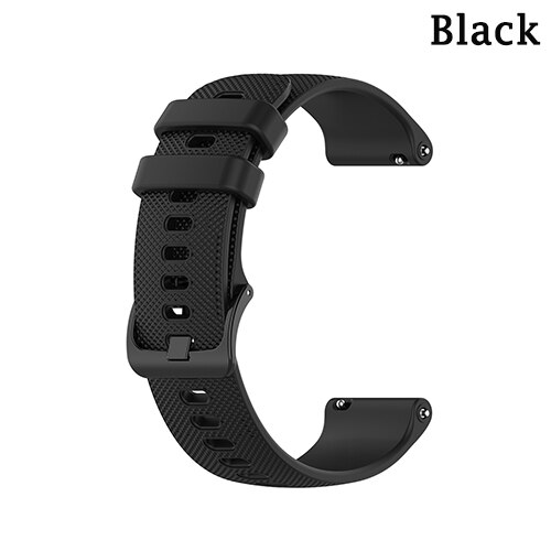 Horloge Wrist Band Voor Garmin Venu Sq 2 Plus Smart Polsband Voor Garmin Vivomove Sport/Venu/Vivoactive3 siliconen Armband Riem: Black